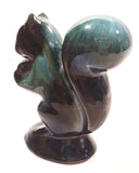 Vintage Blue Mountain Pottery 5 1/4" Tall Drip Glaze Squirrel Animal Figurine Ornament