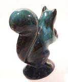 Vintage Blue Mountain Pottery 5 1/4" Tall Drip Glaze Squirrel Animal Figurine Ornament