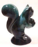Vintage Blue Mountain Pottery 5 1/4" Tall Drip Glaze Squirrel Animal Figurine Ornament
