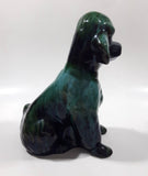 Vintage Blue Mountain Pottery 7 1/4" Tall Poodle Dog Animal Figurine Ornament