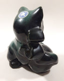 Vintage Blue Mountain Pottery 6" Tall Kitty Cat Kitten with Yarn Animal Figurine Ornament