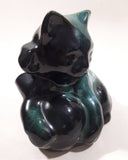 Vintage Blue Mountain Pottery 6" Tall Kitty Cat Kitten with Yarn Animal Figurine Ornament