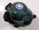 Vintage Blue Mountain Pottery 6" Tall Kitty Cat Kitten with Yarn Animal Figurine Ornament