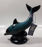 Vintage Blue Mountain Pottery 8" Tall Dolphin Animal Figurine Ornament