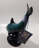 Vintage Blue Mountain Pottery 8" Tall Dolphin Animal Figurine Ornament