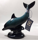 Vintage Blue Mountain Pottery 8" Tall Dolphin Animal Figurine Ornament
