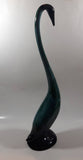 Vintage Blue Mountain Pottery Large 18 1/4" Tall Long Neck Crane Bird Animal Figurine Ornament