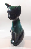 Vintage Blue Mountain Pottery Large 13 3/4" Tall Sitting Cat Animal Figurine Ornament