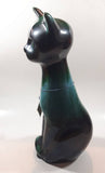Vintage Blue Mountain Pottery Large 13 3/4" Tall Sitting Cat Animal Figurine Ornament