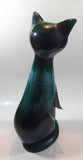 Vintage Blue Mountain Pottery Large 13 3/4" Tall Sitting Cat Animal Figurine Ornament