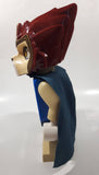 2013 Lego Kids Legend of Chima Laval Lion with Cape Character 10 1/2" Tall Plastic Digital Alarm Clock