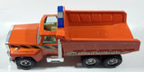 Nylint Highway Department Dump Truck Orange Pressed Steel 17" Long Die Cast Toy Car Vehicle