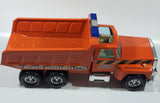 Nylint Highway Department Dump Truck Orange Pressed Steel 17" Long Die Cast Toy Car Vehicle