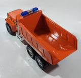 Nylint Highway Department Dump Truck Orange Pressed Steel 17" Long Die Cast Toy Car Vehicle