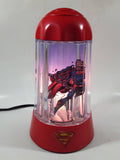 2003 Rabbit Tanaka DC Comics Super-Man Red 9 3/4" Tall Rotating Turning Motion Lamp Light