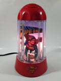 2003 Rabbit Tanaka DC Comics Super-Man Red 9 3/4" Tall Rotating Turning Motion Lamp Light