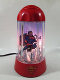 2003 Rabbit Tanaka DC Comics Super-Man Red 9 3/4" Tall Rotating Turning Motion Lamp Light
