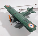 Vintage Hanging Mobile 1920s Style Airplanes Bi-Planes in Blue, Yellow, Red, Green with Part of Original Box