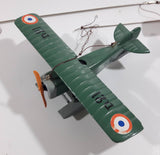 Vintage Hanging Mobile 1920s Style Airplanes Bi-Planes in Blue, Yellow, Red, Green with Part of Original Box