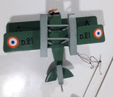 Vintage Hanging Mobile 1920s Style Airplanes Bi-Planes in Blue, Yellow, Red, Green with Part of Original Box