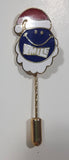 Smile Santa Claus Hat 2 1/8" Long Tie Pin