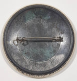 Vintage McDonald's "I Made It Click!" Ronald McDonald Buckling Seat Belt 2 1/4" Diameter Round Button Pin