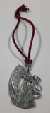 1994 Seagull Angel with Bells Pewter Metal 2" Tall Hanging Ornament