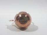 Vintage Teapot Kettle Brass and Copper 2 1/4" Tall Miniature Dollhouse Size Furniture