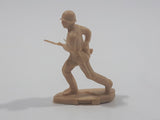 Light Brown Beige Sand Army Military Soldier 1 1/8" Tall Plastic Toy Figure