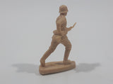 Light Brown Beige Sand Army Military Soldier 1 1/8" Tall Plastic Toy Figure