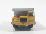 Majorette No. 274 Benne Carriere Quarry Super Dump Truck 1/100 Scale Yellow Grey  Die Cast Toy Car Vehicle