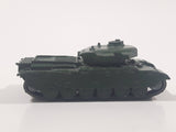 Vintage Lesney Matchbox Centurion Tank Mark III Army Olive Green Die Cast Toy Car Military Weaponry Vehicle Made in England Missing Gun