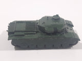 Vintage Lesney Matchbox Centurion Tank Mark III Army Olive Green Die Cast Toy Car Military Weaponry Vehicle Made in England Missing Gun