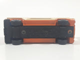 Vintage 1976 Lesney Matchbox Superfast No. 11 Car Transporter Semi Truck Orange Die Cast Toy Car Vehicle Made in England - Missing Top Level Cars