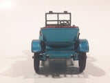 Vintage Lesney Matchbox Models of YesterYear No. Y-12 1909 Thomas Flyabout Teal Blue Die Cast Toy Antique Car Vehicle Missing Roof