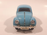 Sunnyside Superior No. 7707 1955 Volkswagen Beetle Bug Light Blue 1/24 Scale Die Cast Toy Car Vehicle with Opening Doors