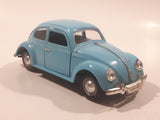 Sunnyside Superior No. 7707 1955 Volkswagen Beetle Bug Light Blue 1/24 Scale Die Cast Toy Car Vehicle with Opening Doors