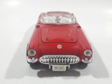Sunnyside Superior No. 7708 1957 Corvette Red 1/24 Scale Die Cast Toy Car Vehicle with Opening Doors and Hood