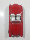 Sunnyside Superior No. 7708 1957 Corvette Red 1/24 Scale Die Cast Toy Car Vehicle with Opening Doors and Hood