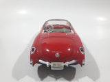 Sunnyside Superior No. 7708 1957 Corvette Red 1/24 Scale Die Cast Toy Car Vehicle with Opening Doors and Hood