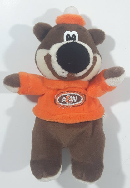 A & W Rooty Root Beer Mascot 6" Tall Toy Stuffed Animal Plush Character