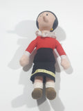 Vintage Popeye Olive Oyl 7" Tall Toy Stuffed Plush Cartoon Character
