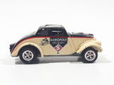 2003 Johnny Lightning Monopoly 1933 Jeep Willy's Cream and Black Die Cast Toy Car Vehicle