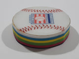 National Baseball Hall Of Fame Cooperstown, NY Baseball Themed Multi Color Layered Foam 2" Diameter Fridge Magnet