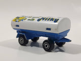 Majorette Milky The Good Milk Trailer White and Blue Die Cast Toy Vehicle Busted Hitch