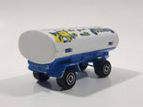 Majorette Milky The Good Milk Trailer White and Blue Die Cast Toy Vehicle Busted Hitch