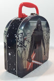 2015 Imperial Toy Star Wars Kylo Ren and Storm Troopers Embossed Curved Top Tin Metal Lunch Box