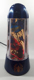 2001 Rabbit Tanaka Marvel Comics Spider-Man Blue 14" Tall Rotating Turning Motion Lamp Light