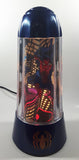 2001 Rabbit Tanaka Marvel Comics Spider-Man Blue 14" Tall Rotating Turning Motion Lamp Light