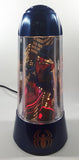 2001 Rabbit Tanaka Marvel Comics Spider-Man Blue 14" Tall Rotating Turning Motion Lamp Light